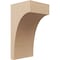 Ekena Millwork 6"W x 6"D x 12"H Wide Huntington Rough Cedar Woodgrain TimberThane Corbel, Primed Tan CORUR06X06X12HUNRCPR - alternate 1